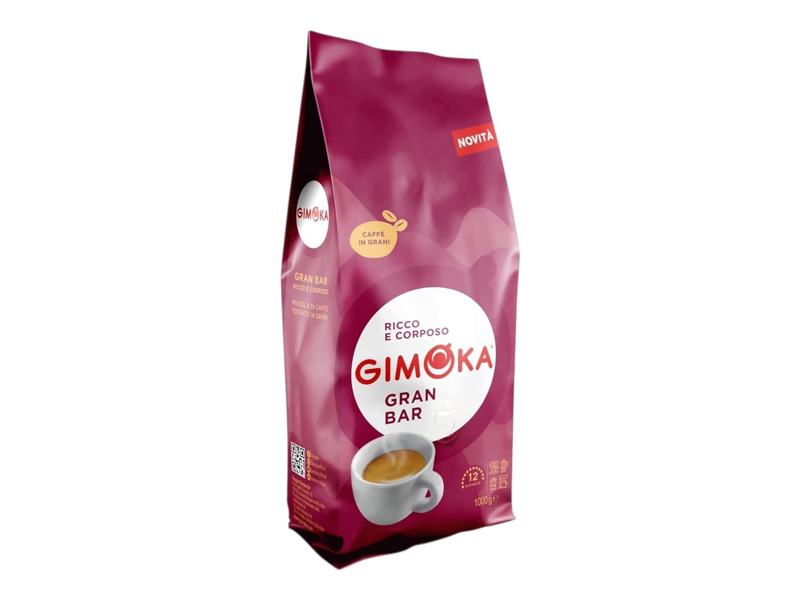 Bag of premium coffe beans